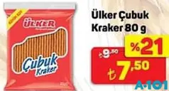 ÜLKER ÇUBUK KRAKER 80 G